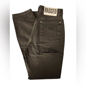 Ragged Women’s Black Distressed Denim GUC 28